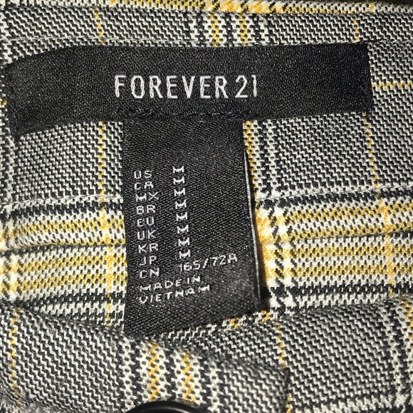 Plaid Skirt Forever 21–Worn Once! - Picture 8 of 9